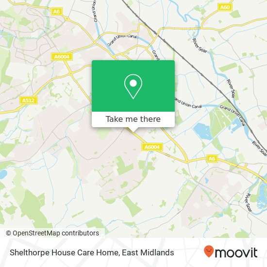 Shelthorpe House Care Home map