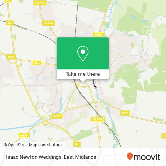 Isaac Newton Weddings map