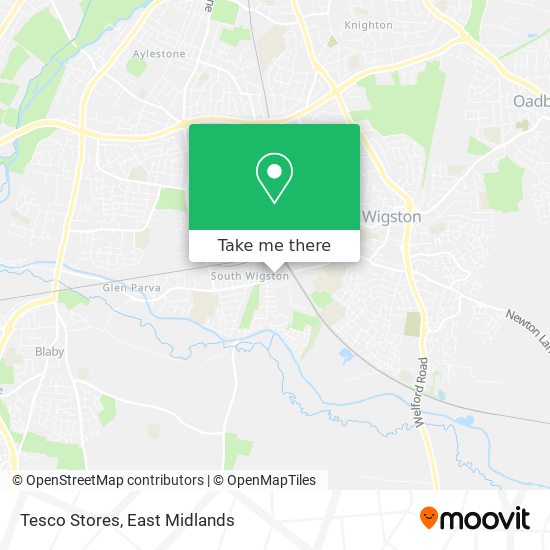 Tesco Stores map