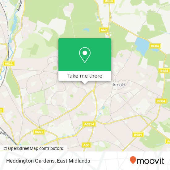 Heddington Gardens map