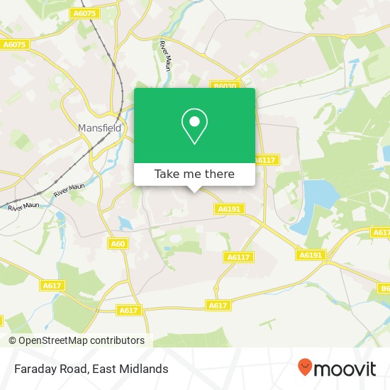 Faraday Road map