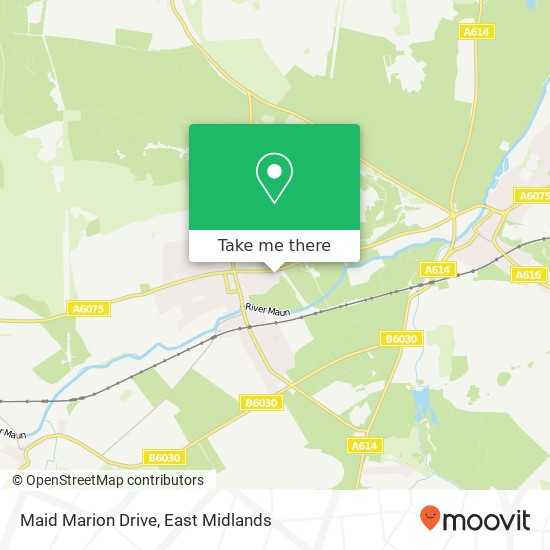 Maid Marion Drive map