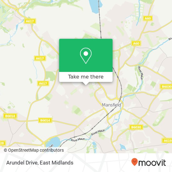 Arundel Drive map