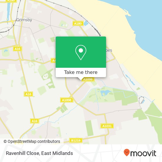 Ravenhill Close map
