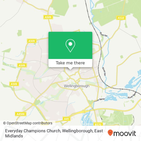 Everyday Champions Church, Wellingborough map