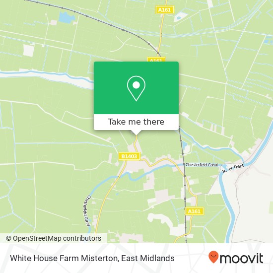 White House Farm Misterton map