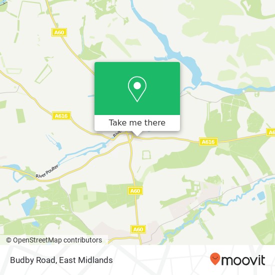 Budby Road map