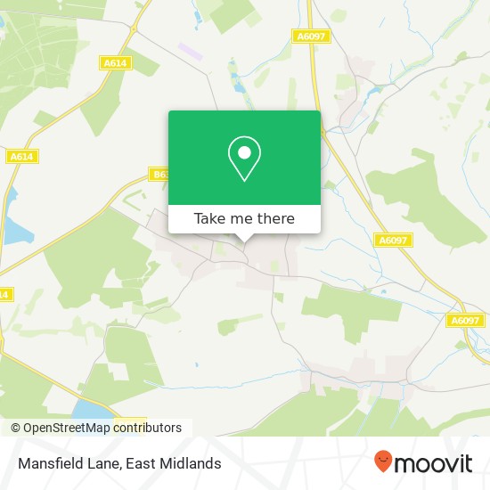 Mansfield Lane map