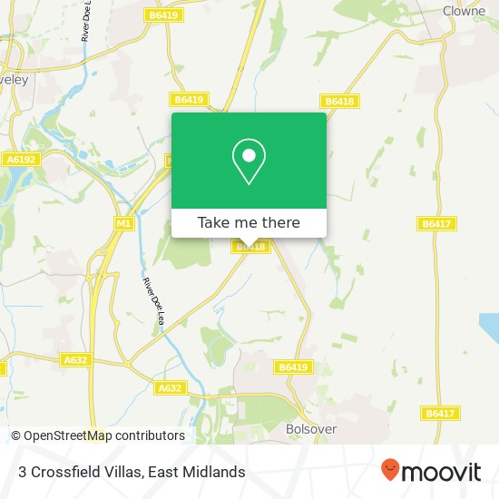 3 Crossfield Villas map
