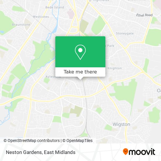 Neston Gardens map