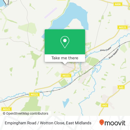 Empingham Road / Wotton Close map