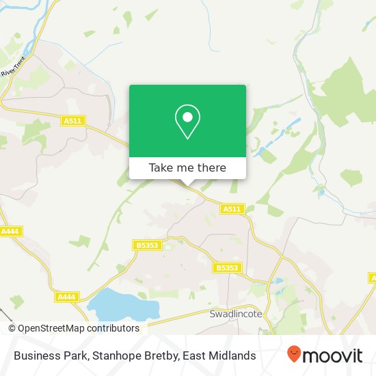 Business Park, Stanhope Bretby map