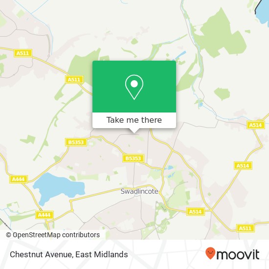 Chestnut Avenue map