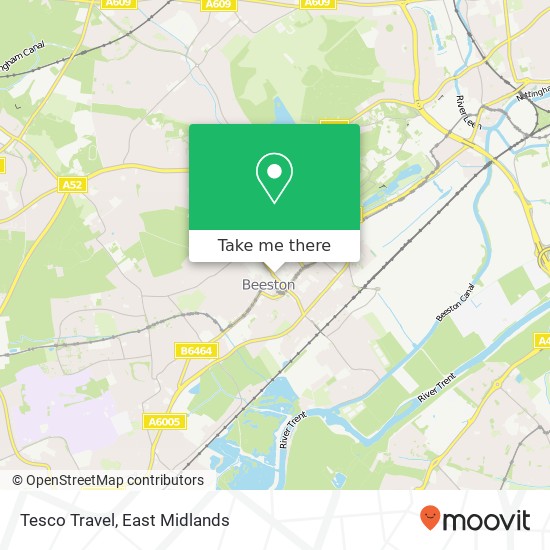 Tesco Travel map