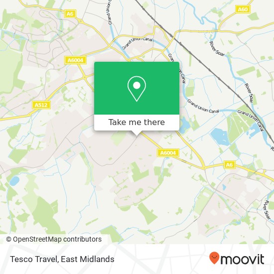 Tesco Travel map