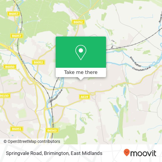 Springvale Road, Brimington map