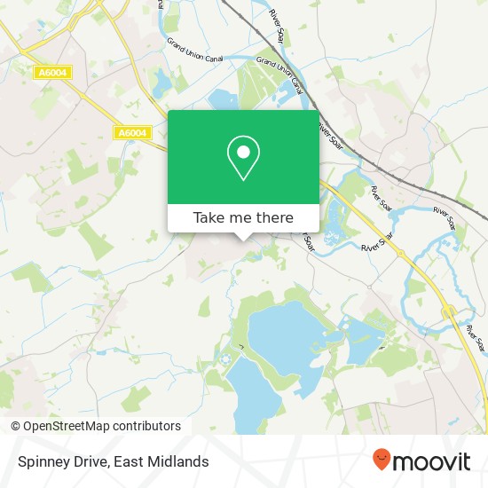 Spinney Drive map