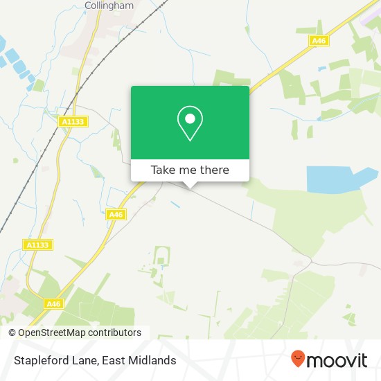 Stapleford Lane map
