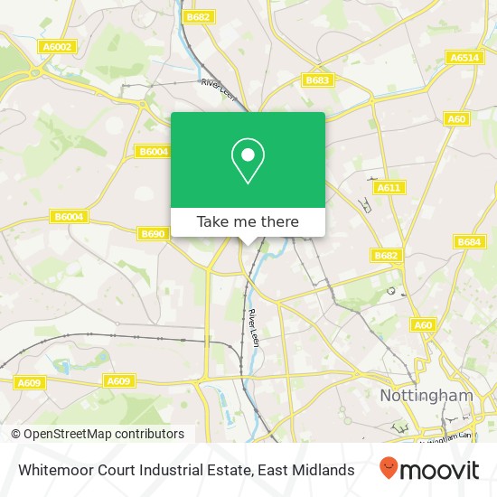 Whitemoor Court Industrial Estate map