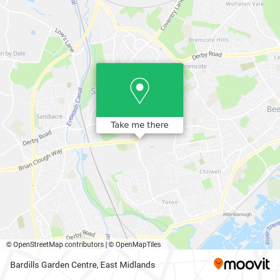 Bardills Garden Centre map