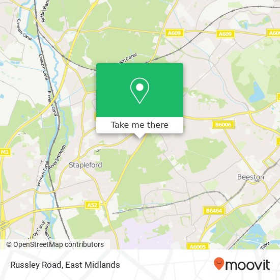 Russley Road map