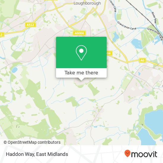 Haddon Way map