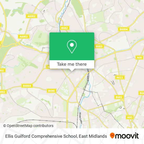 Ellis Guilford Comprehensive School map