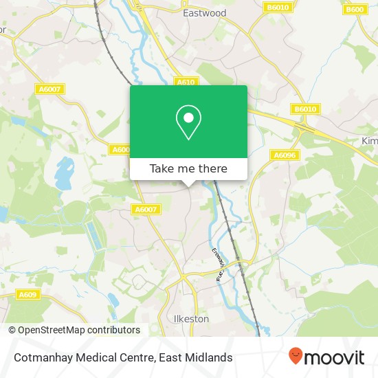 Cotmanhay Medical Centre map