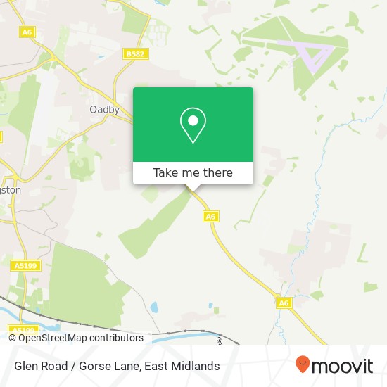 Glen Road / Gorse Lane map