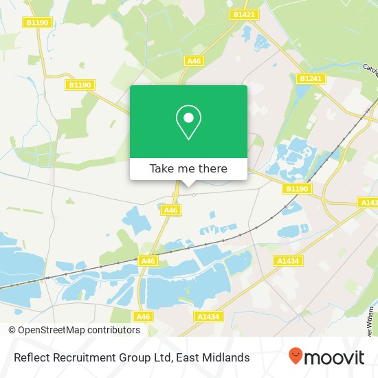 Reflect Recruitment Group Ltd map
