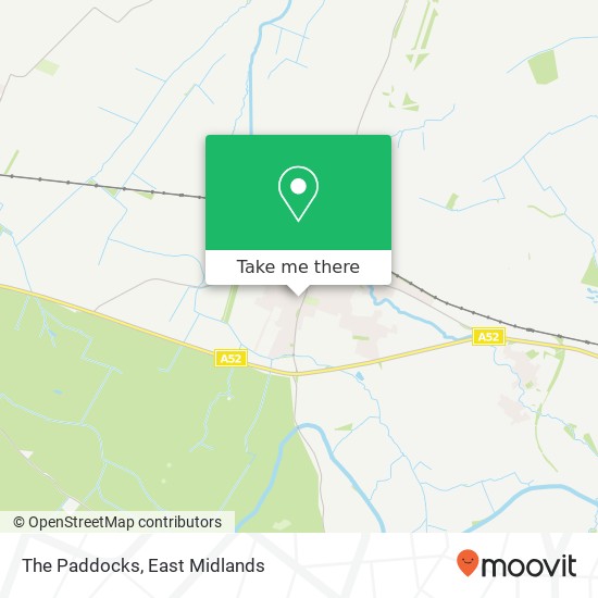 The Paddocks map