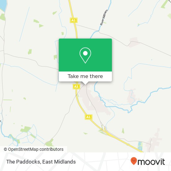 The Paddocks map