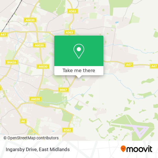 Ingarsby Drive map