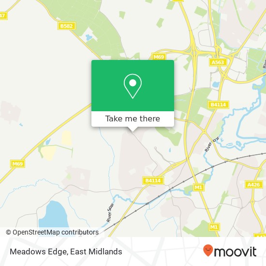 Meadows Edge map