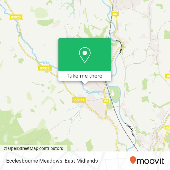 Ecclesbourne Meadows map