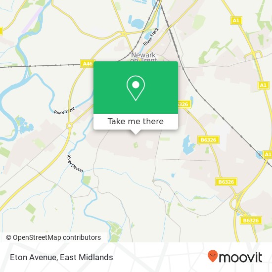 Eton Avenue map