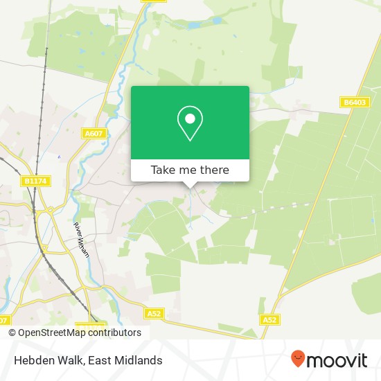 Hebden Walk map
