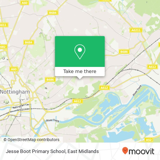 Jesse Boot Primary School map