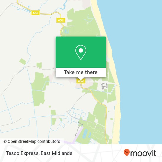 Tesco Express map
