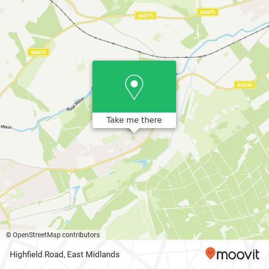 Highfield Road map