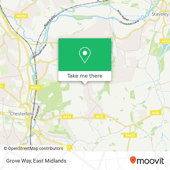 Grove Way map