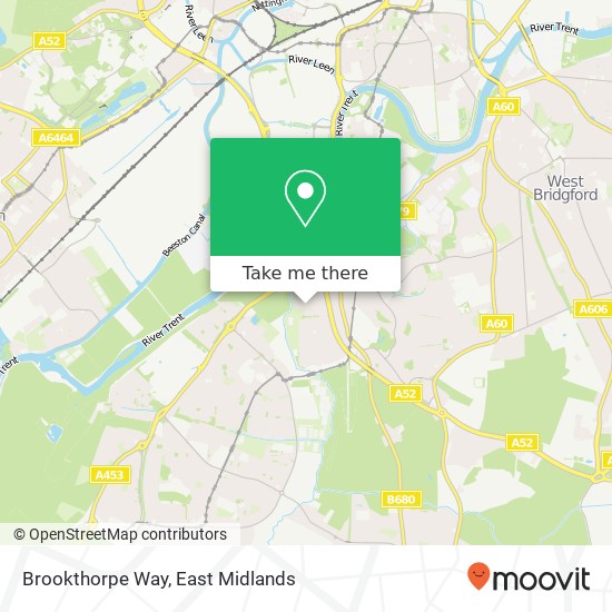 Brookthorpe Way map