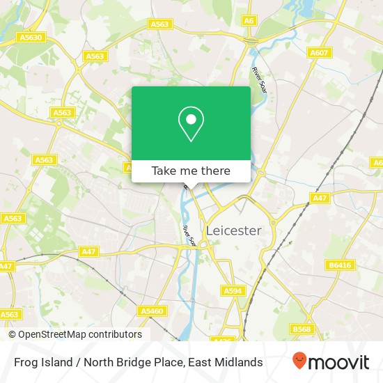 Frog Island / North Bridge Place map