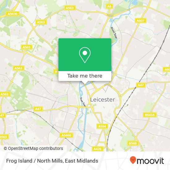 Frog Island / North Mills map