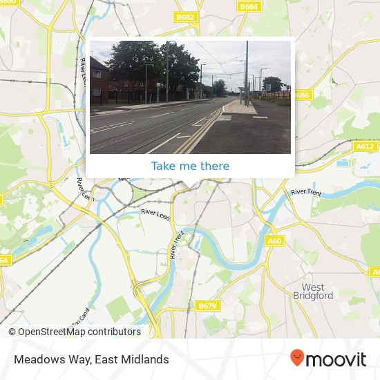 Meadows Way map