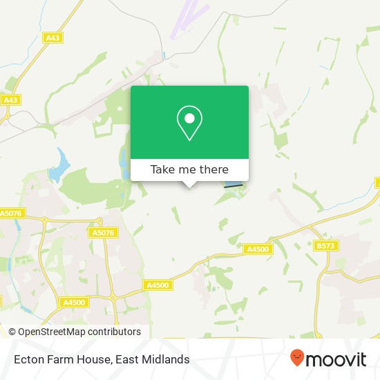 Ecton Farm House map