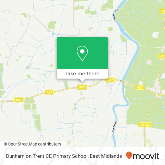 Dunham on Trent CE Primary School map