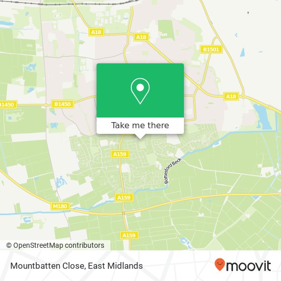 Mountbatten Close map