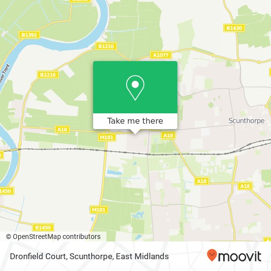 Dronfield Court, Scunthorpe map