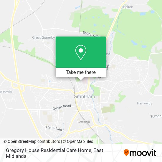 Gregory House Residential Care Home map
